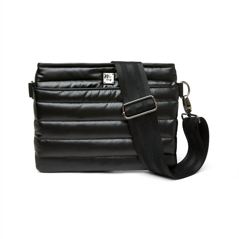 NEW THINK ROYLN women's bum bag 2.0 in pearl black